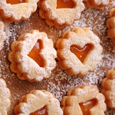 Jam, Cookies, hearts