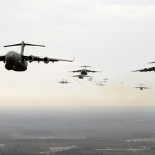 flight, C-17 Globemaster III, jets