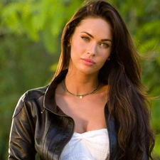 jewellery, Megan Fox, trees, viewes, brunette