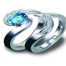 jewellery, Ring, sapphire