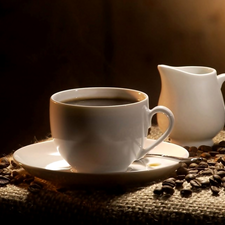 cup, grains, jug, coffee