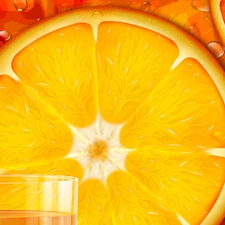 juice, orange, cup