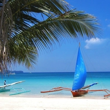 Beaches, Palms, Lajbs, sea