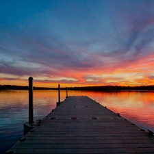 Great Sunsets, Platform, lake