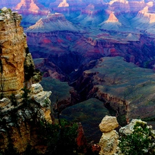 canyon, landscape