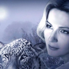 Leopards, Women, White