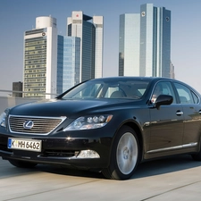 Hybrid, Black, Lexus LS 600H