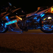lighting, Motorbike, Suzuki