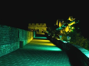 Great Chinese Wall, Night, lighting
