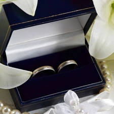 lilies, rings, Box
