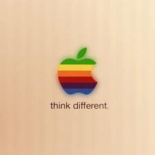 logo, Apple, color