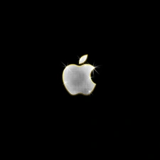 logo, Apple, shiny