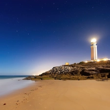 sea, Lighthouse, maritime, Beaches