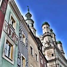 Poznań, apartment house, Old Market, town hall