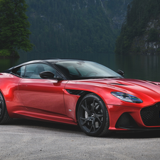 side, Red, Aston Martin DBS Superleggera