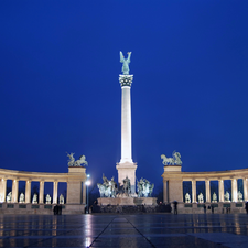Budapest, Heroes Square, Millennium Monument, Hungary