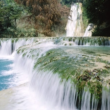 Mexico, waterfall, Minas Viejas