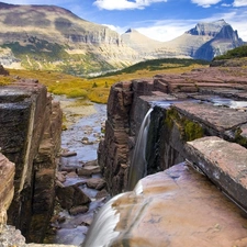 canyon, National Park, Montana