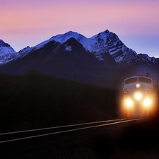 Mountains, Train, ##