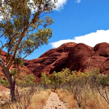 Red, Mountains