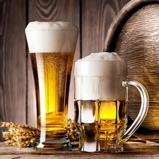 cup, barrel, Beer, mug