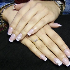 Nails, woman, hands