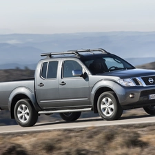 Gray, Nissan Navara