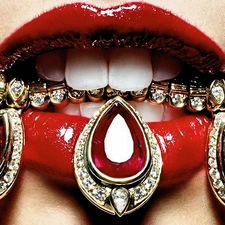 lips, Necklace