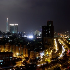 Night, Taipei, Street