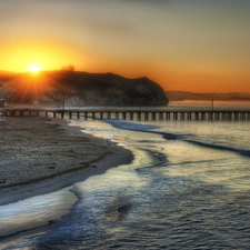 Obispo, California, sea, San Louis, Beaches