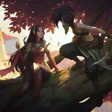 Irelia, Akali, League Of Legends, Characters, game