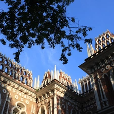 Russia, Tsaritsyno, Palace of Catherine II, Moscow