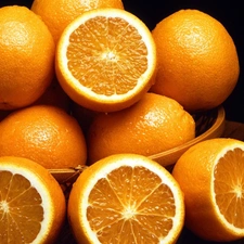 orange, Wooden, bowl