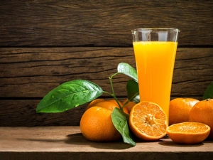 orange, juice, cup