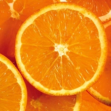 Halves, orange