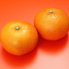 Two, orange