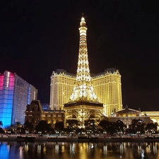 Night, Las Vegas, panorama