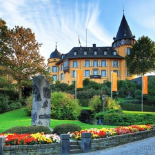 Park, Castle, Genovevaburg