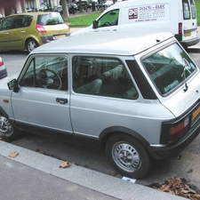 Left, Autobianchi A112, parking, side