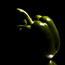 Green, pepper