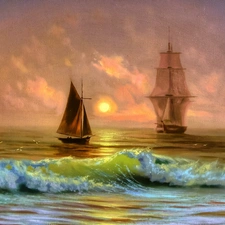 sailboats, picture