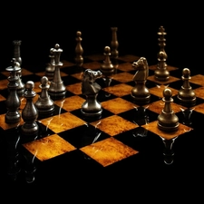 checkerboard, pieces