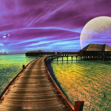 sea, Home, Planet, pier