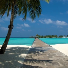 Platform, Ocean, Beaches