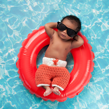 point, Funny, Glasses, Pool, Kid