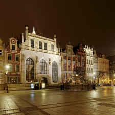 Town, Gda?sk, Poland, night