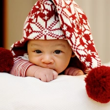 little doggies, Hat, pompons, Kid