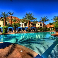 Palms, Hotel hall, Pool