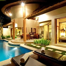 Pool, house, style