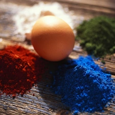 Easter, Dyes, powder, egg